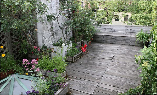 A one-bedroom with a roof garden at 477 West 22nd Street carries a price tag of $800,000.